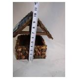 Rustic Stone Wishing Well Planter