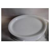 Comprehensive 45-Piece White Ceramic Dinnerware Set