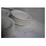 51-Piece White Dinnerware Set Includes Plates, Cups, and Bowls
