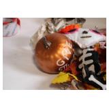 Halloween Decoration Set with Skeleton, Pumpkin, and Skull Designs