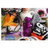 Halloween Decoration Set with Skeleton, Pumpkin, and Skull Designs