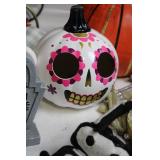 Halloween Decoration Set with Skeleton, Pumpkin, and Skull Designs