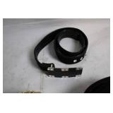 Set of 3 Stylish Belts - Black and Gold Designs