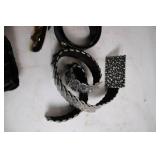 Collection of 4 Assorted Belts and Leather Mini Punch Set