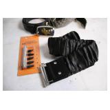 Collection of 4 Assorted Belts and Leather Mini Punch Set