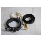 Set of 3 Fashion Belts with Decorative Buckles