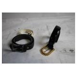 Set of 3 Fashion Belts with Decorative Buckles