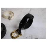 Set of 3 Fashion Belts with Decorative Buckles