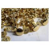 Lot of 100 Brass Cabinet Drawer Knobs with Screws