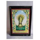 Framed New Belgium Brewing Sunshine Wheat Beer Poster