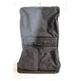 Black Expandable Rolling Garment Bag with Multiple Pockets