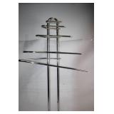 Steel Freestanding Coat and Hat Rack with Multiple Hooks