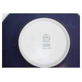 Collection of Porcelain and Metal Serving Ware