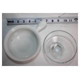 Collection of Porcelain and Metal Serving Ware