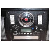 Vintage Style Record Player with Built-in Radio and Speaker