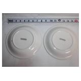 Collection of Zebra Themed Plates, Figurine, and Glass Bowl