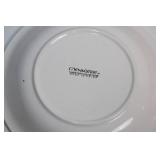 Collection of Zebra Themed Plates, Figurine, and Glass Bowl