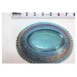 Collection of Zebra Themed Plates, Figurine, and Glass Bowl