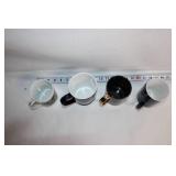 Collection of Zebra Themed Plates, Figurine, and Glass Bowl