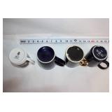 Collection of Zebra Themed Plates, Figurine, and Glass Bowl