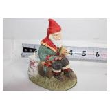 Christmas Figurines Set with Trees, Nativity, and Santa Claus