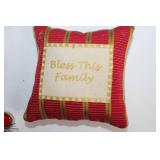 Collection of Holiday Decorations Including Nutcracker, Trees, and Ornaments