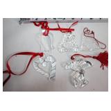 Collection of 12 Orrefors Crystal Ornaments in Original Boxes