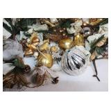 Elegant Gold and White Holiday Decor Collection