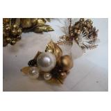 Elegant Gold and White Holiday Decor Collection