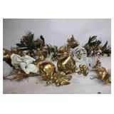 Elegant Gold and White Holiday Decor Collection