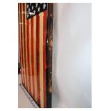 Handcrafted Wooden American Flag Wall Art