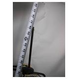 Vintage Metal Lamp Base with Dual Light Sockets