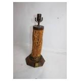 Vintage Antler Wood Lamp Base