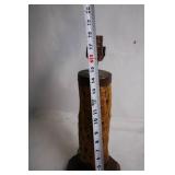 Vintage Antler Wood Lamp Base