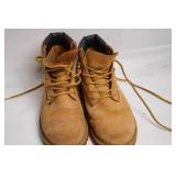 Pair of Timberland Tan Nubuck Work Boots