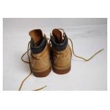 Pair of Timberland Tan Nubuck Work Boots
