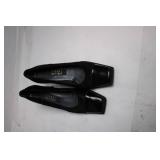 Stuart Weitzman Black Suede Block Heel Shoes