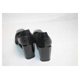 Stuart Weitzman Black Suede Block Heel Shoes