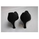 Stuart Weitzman Classic Black Suede Heels