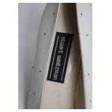 Stuart Weitzman White Leather Heels with Gold Studs