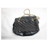 Meyers USA Black Handbag with Gold Chain Straps