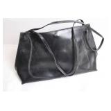 Furla Black Leather Tote Bag with Branded Lining