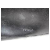 Furla Black Leather Tote Bag with Branded Lining