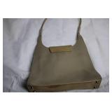Vintage Beige Handbag with Sleek Design