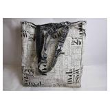 Stylish Black and White Fashion Tote Bag