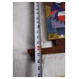 Handcrafted Wooden Frame Art with Abstract Painting by JD