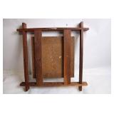 Handcrafted Wooden Frame Art with Abstract Painting by JD