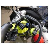 Large  DUI Dry Suit Complete Kit with Luxfer Tanks & Accesories