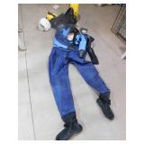 Large DUI Dry Suit Complete Kit with Luxfer Tanks & Accesories