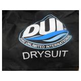 DUI Dry Suit - size large w/ Accesories